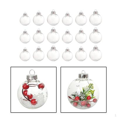 6 Pcs Christmas Ball Decorations Ornaments for Indoor Outdoor +