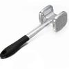 Large Meat Tenderizer Mallet Tool Sturdy Stainless Steel Steak Pounder Hammer For Beef Veal Chicken Breasts