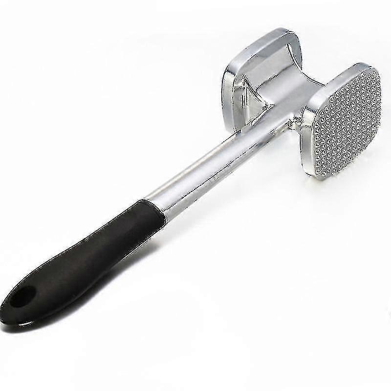 Large Meat Tenderizer Mallet Tool Sturdy Stainless Steel Steak Pounder Hammer For Beef Veal Chicken Breasts