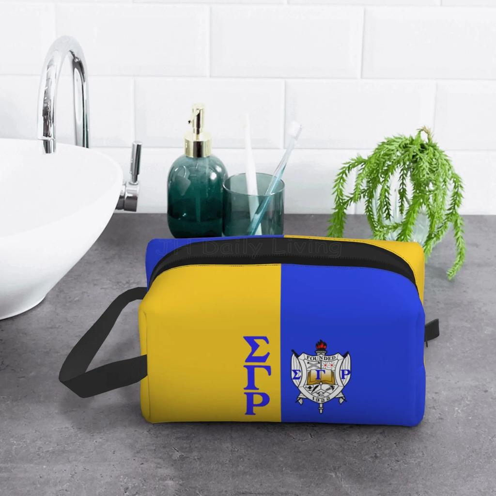 Sigma Gamma Rho 1922 Storage Bags Large Capacity Travel Toiletry Bag Women Girls Cosmetic Bags Men Waterproof Makeup Bag