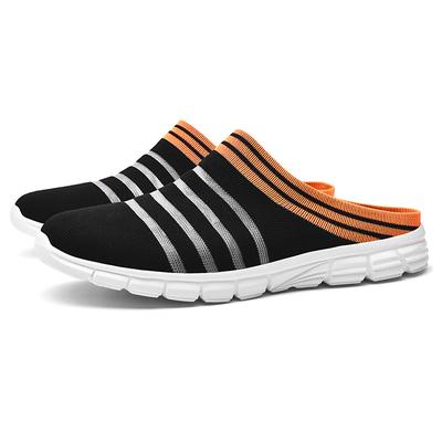 Ultra Lightweight Men's & Women's Mesh Half-Mop Breathable Slippers Large Size Cross-Border Shoes for Winter & Spring