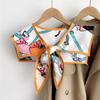 Silk Scarf Shawl for Women - Versatile Double-Layer Neck Protection for Spring, Autumn, and Summer