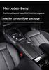 Suitable for Mercedes-Benz GLA GLBcenter control panel decorative stickerEQB EQAinterior modified carbon fiber armrest box cover