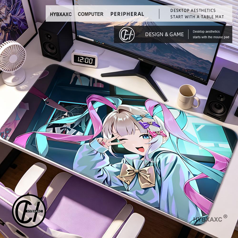 HYBXAXC A Cult Style Needy Streamer Overload MousePad Extended Mat HD Print NonSlip Rubber DeskMat Game Collectors Mousepad