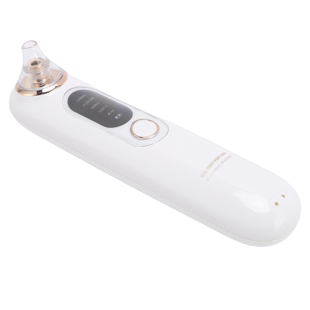 Electric Blackhead Remover, Portable Pore Cleaner for Face, 5 Suction Modes, 4 Replaceable Suction Heads, 4 Pimple