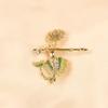 Retro Fashion Mermaid Brooch Brooch Diamond Mermaid Brooch Medium Antique Coat Clothing Accessories