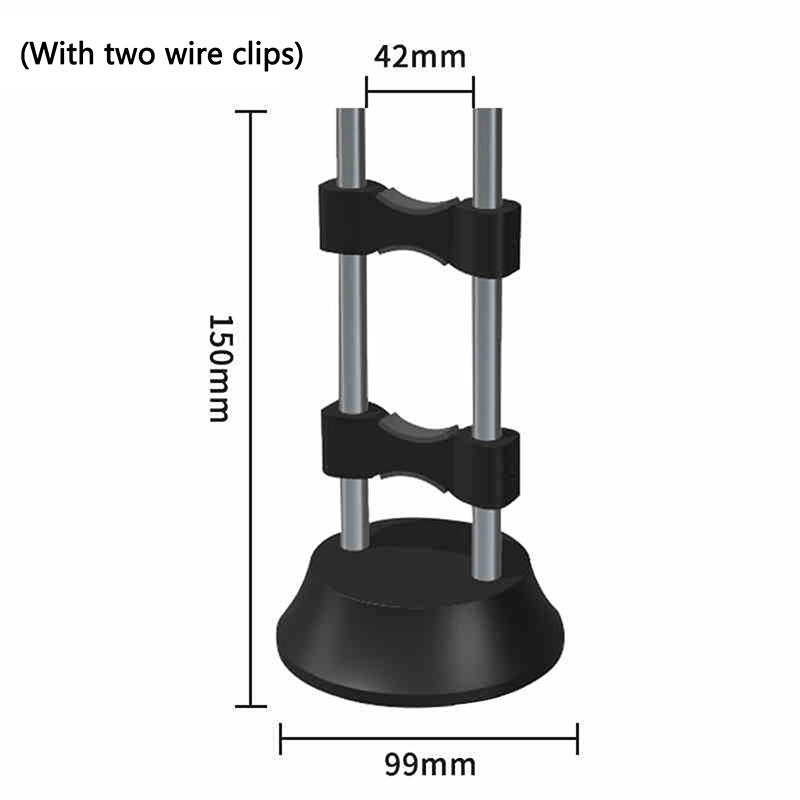 Hifi Audio Power Plug Holder Wire Support Device Aluminum Column Shock Absorber Trestle Anti-Shock Foot Cable Base