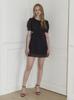 KINDABABY Breeze Ribbon Mini Dress - Black