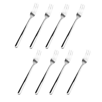 Bloom at Home Einfache, glänzende Teegabel, 8-teilig, koreanisches beliebtes Geschirr