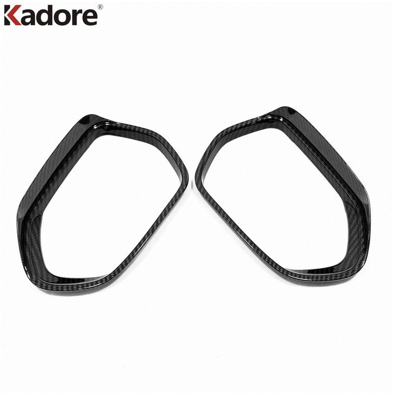 For Toyota Camry 70 2018- 2024 2025 Carbon Fiber Rearview Mirror Eyebrow Sun Visor Rain Shield Cover Trim Car Accessories