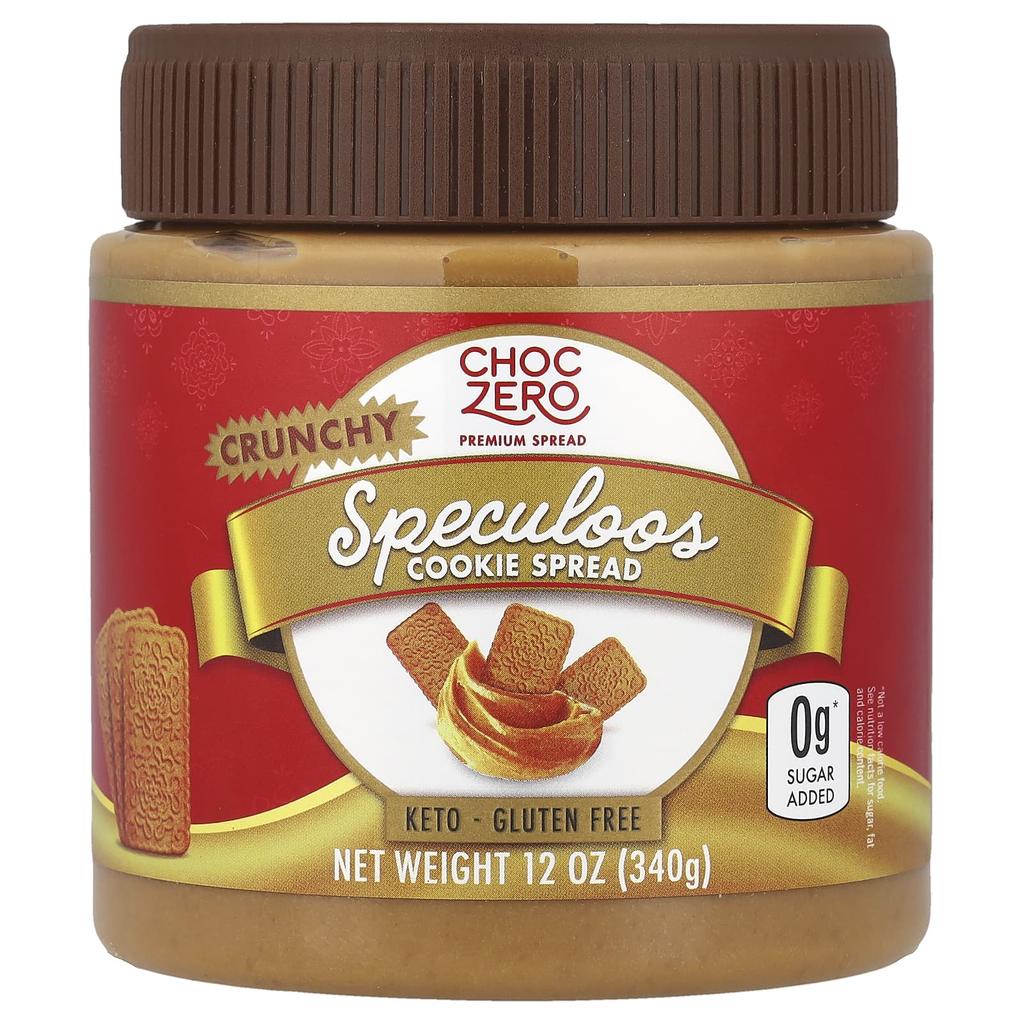 ChocZero, Speculos Cookie Spread, Crunch, 340g (12oz)