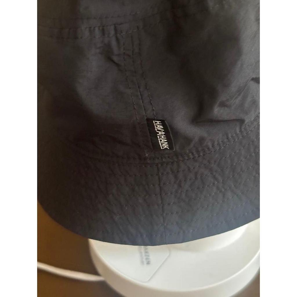 Used HAV-A-HANK Bandana Pattern Bucket Hat Black Reversible