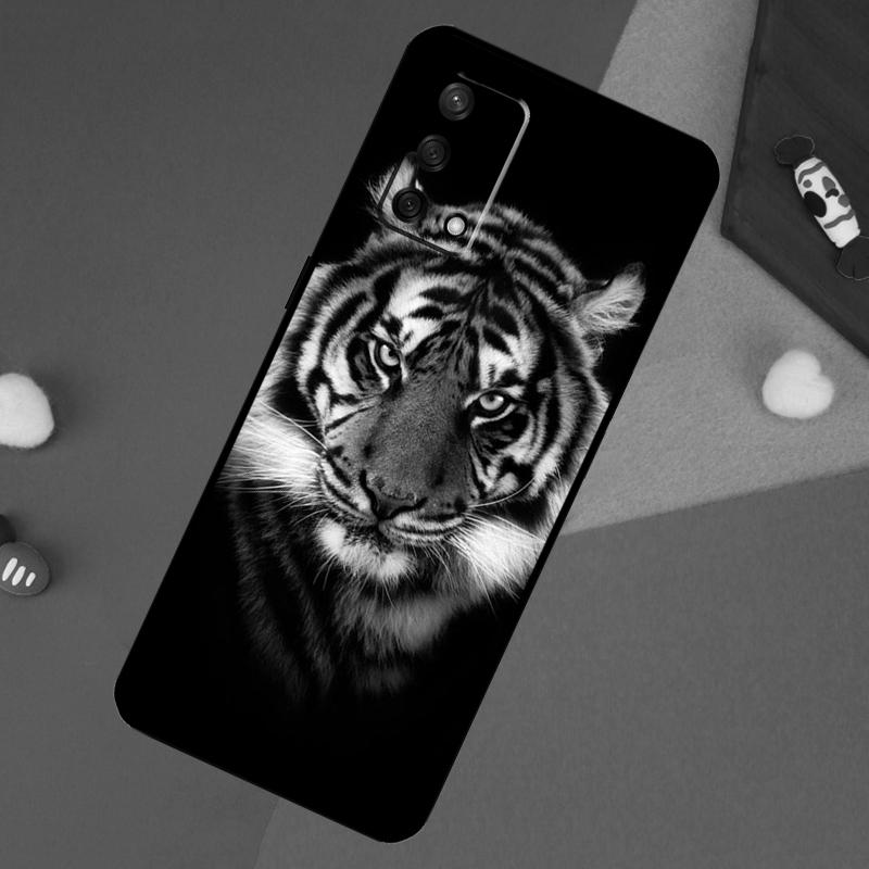 Leopard Tiger Lion Animal Case For OPPO A74 A94 A54 A17 A57 A77 A18 A58 A78 A98 A15 A52 A72 A5 A9 A53S A16 A76 A96
