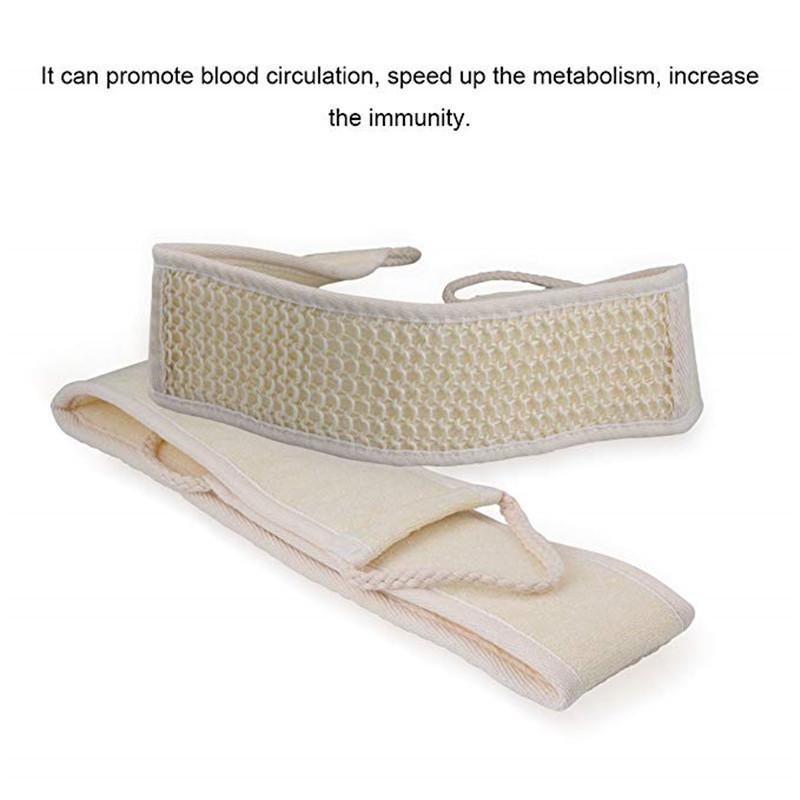 3pcs Exfoliating Scrubber Strap Bath Towel Dual-Sided Soft Microfiber Terry Cloth Bath Sponge For Shower Spa Body Skin Cleansing Tool Body Massage