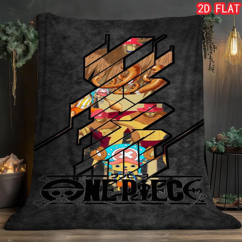 One Piece All Season Flannel Blanket Breathable Soft Warm Blanket for Spring Summer Autumn Winter THW