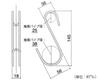 TQOOL Stabilizing Stainless 95351 Hi-Logic Side-Sway S-shaped Hook, Large, 145mm, Steel, 2-Pack,