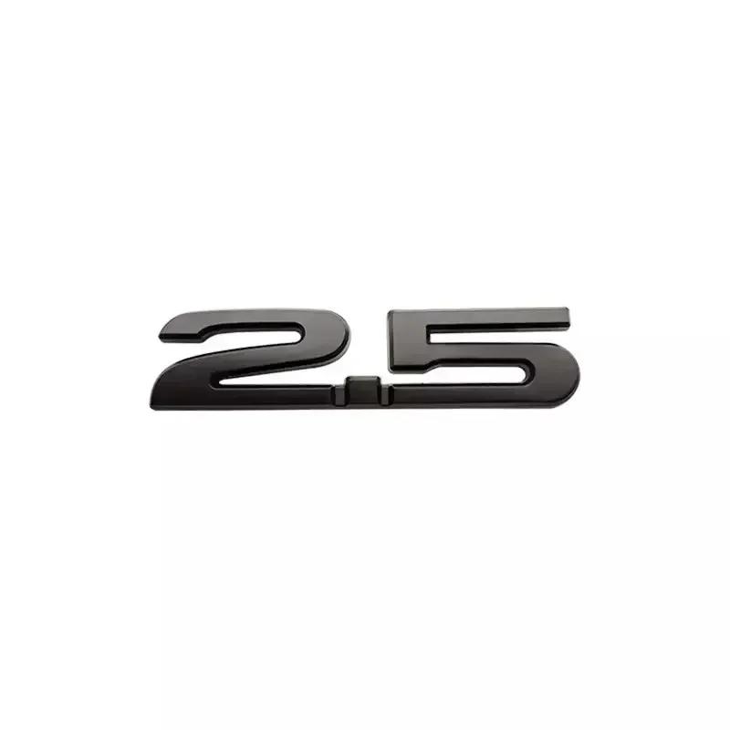 

3D Метал 2.0 2.5 Літери Емблема на крило автомобіля Задній значок на багажник Наклейка Для Mazda 3 6 Axela CX5 CX7 MX5 Хром Чорний Аксесуари