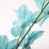 Artificial Flower Realistic Blue Artificial Orchid Flowers Stem Decor for Wedding Home Decoration