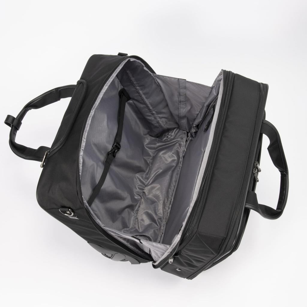 2 Large 1 Night 2 2 Nights 3 Expanded Suitable for Business Carry Case and Allows You To Put Things In and Flex Roof TS Dial with Shoulder Strap Black