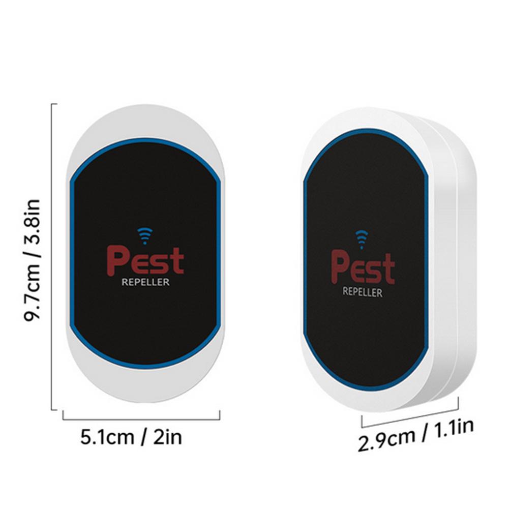 Ultrasonic Pest Repeller Electronic Pest Repeller No Noise Plug-in Insect Repeller Rat Mosquito Repellent for Cockroach Spiders