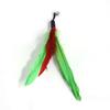 Cat Feather Toy Accessories False Mouse Worm Toy with Bell Kitten Cat Toys Interactive Replacement Refill Foam Ball Training