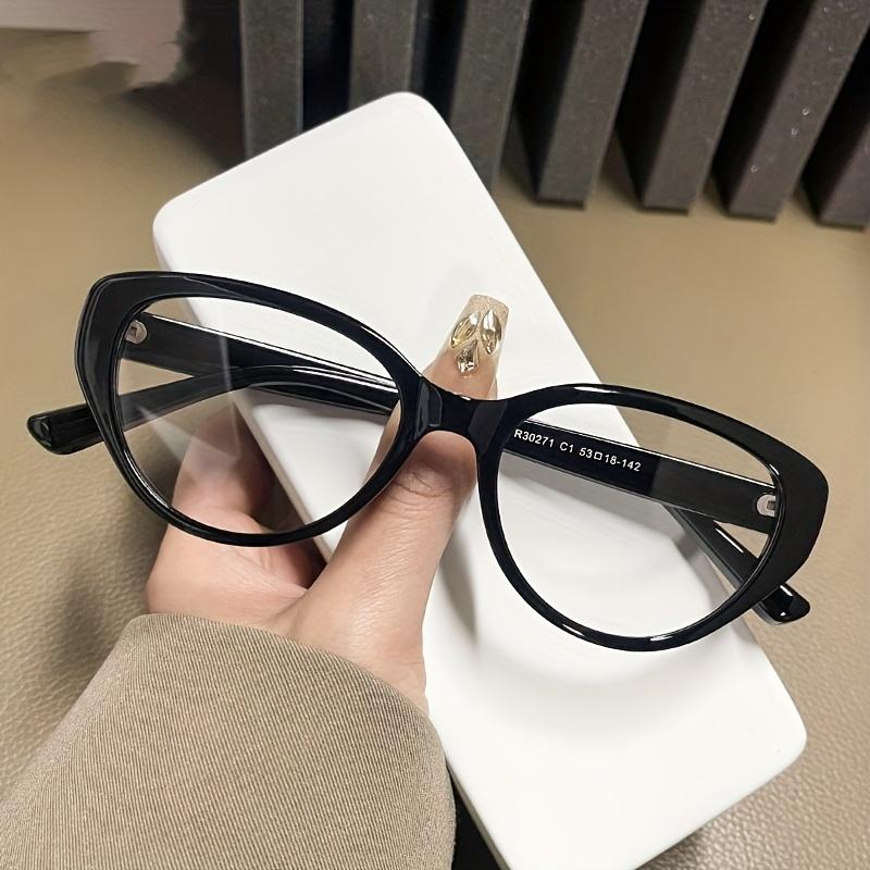 New Fashion Unisex Cat Eye Plain Glasses for Woman Man Glasses Frame for Party Eyeglasses Female Decorative Spectacles Glasses