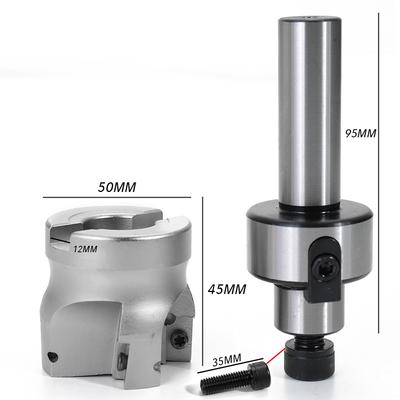 C3/4-FMB22 Straight Shank Extension Rod 400R-50-22 Face End Mill Cutter With 10PCS APMT1604 Inserts
