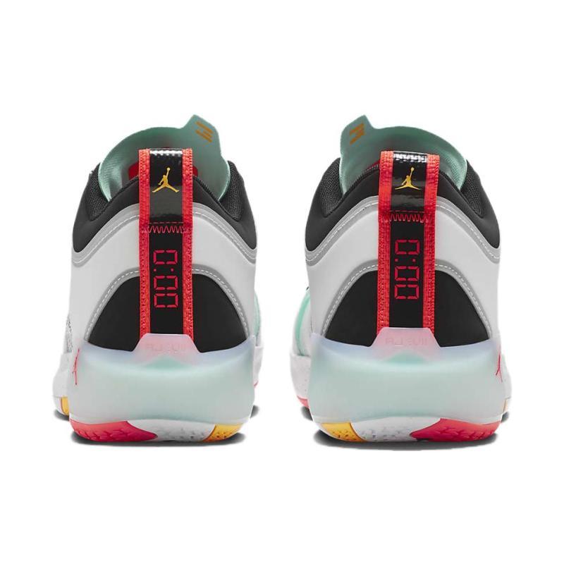 Jordan Air Jordan 37 Basketball Shoes Unisex Low Top White/Green Jordan FB8486-130