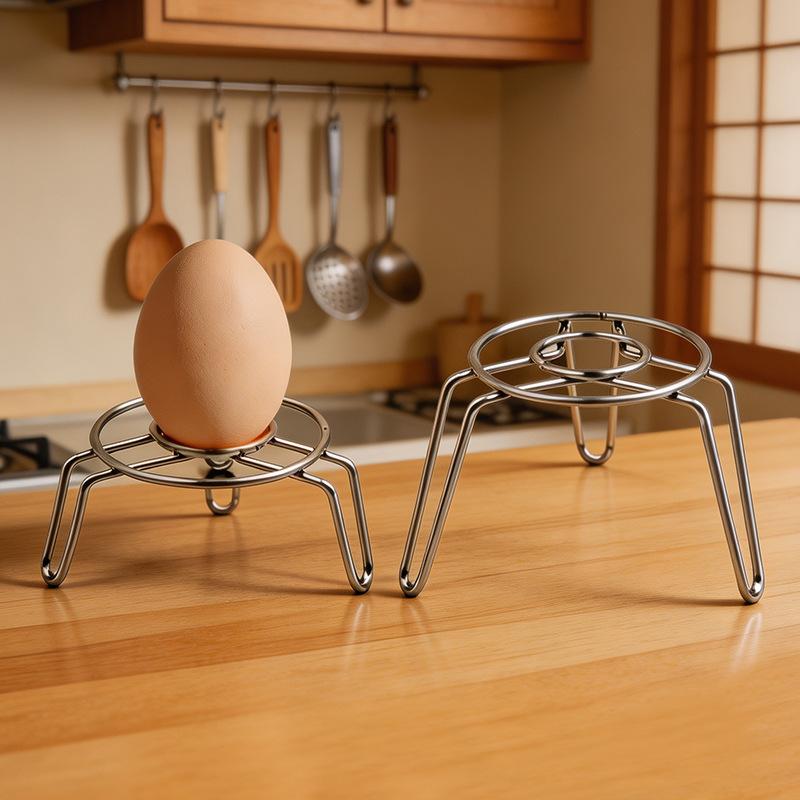 Small Household Kitchen Steamer Rack, Ultra-miniature Egg Steaming Tray, Mini Stainless Steel Steaming Egg Rack, Heat-insulating Rack