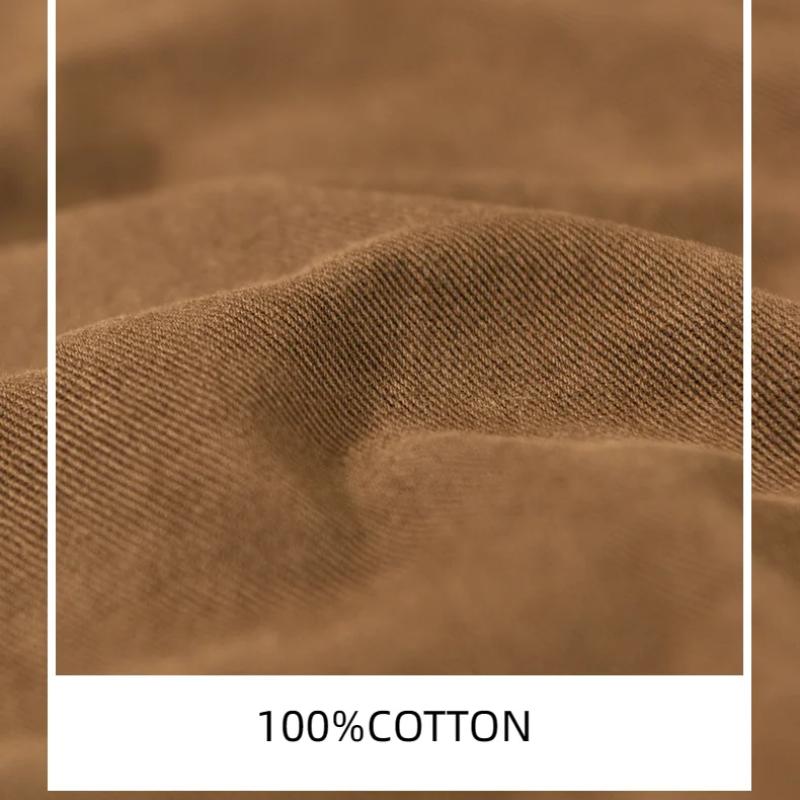 Мужские рубашки-карго в японском стиле с квадратным воротником — фото 10