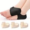 Shock-Absorbing Heel Pads, Fabric Insoles for Foot Pain Relief, Adjustable Magic Tape Design, (1 Pairs)