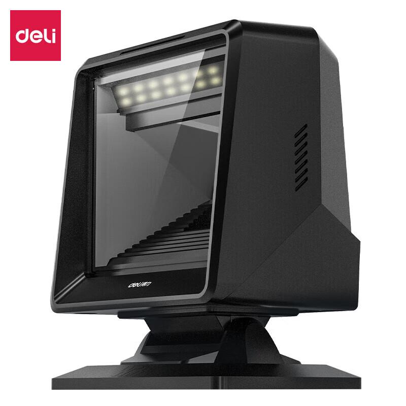 Deli 1D/2D Wired Barcode and QR Code Scanner Platform