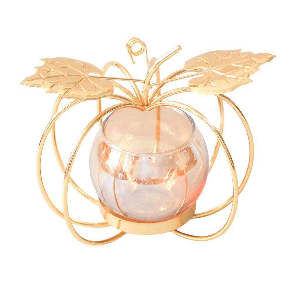 Glamorous Gold Candlestick Perfect for Festive Occasions