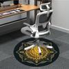 1PC Horse Mandala Office Round Area Rug, Mat Suitable For Office, Under Office Chairs Bedroom Living Room Home Decor, Room Deco