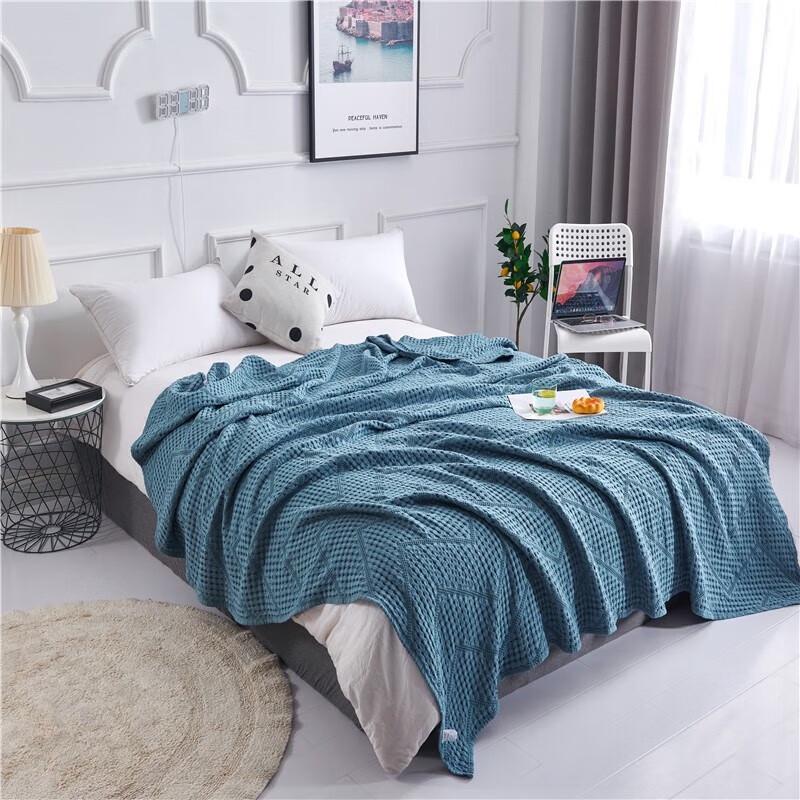 

Yumeng Jiaju Minimalist Lyocell Waffle Weave Blanket