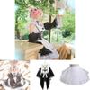 Hajimeru Rezero Kara Lsekai Seikatsu Gemelle Ramrem Vestito da Cameriera Costume Cosplay