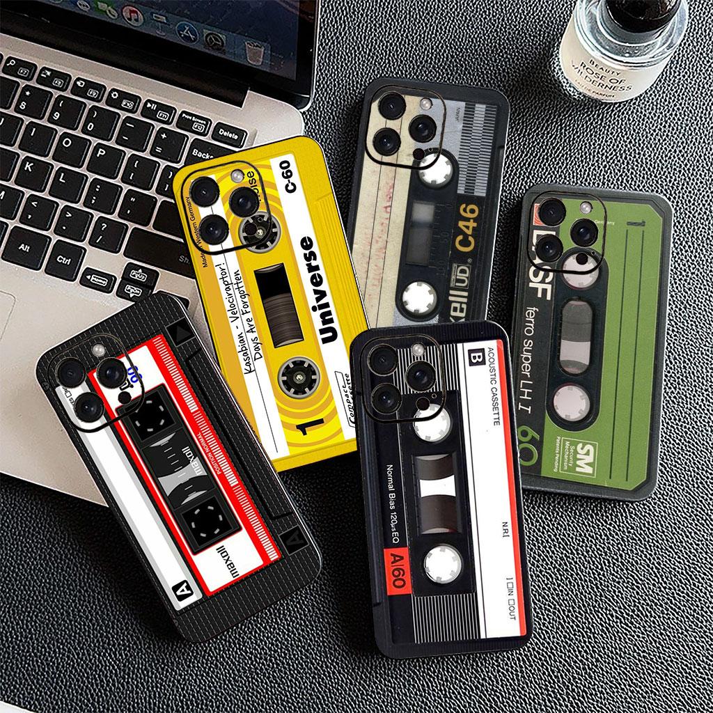 Old Cassette Tape Retro Casing Phone Cover for Samsung Galaxy A56 A26 A36 A10 A20 A30 A31 A32 A50 A51 A52 A53 A33 A12 A14 Case