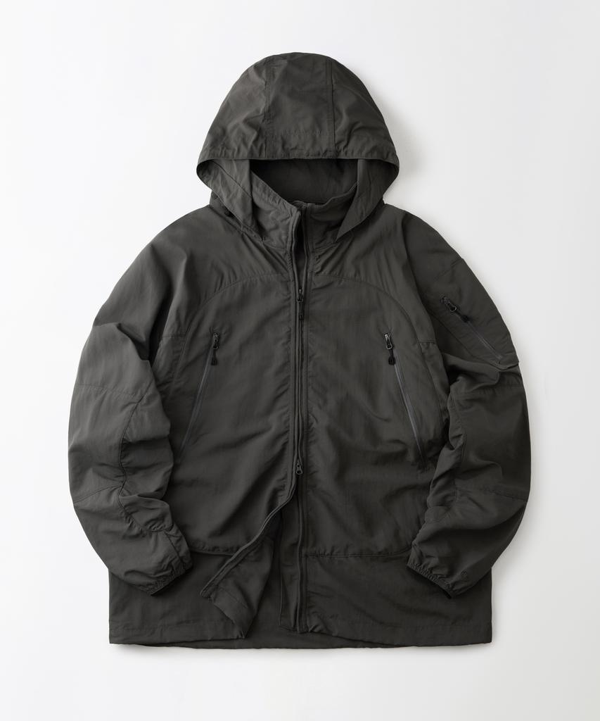 Outstanding Nylon Ripstop Pcu Jacket_Charcoal