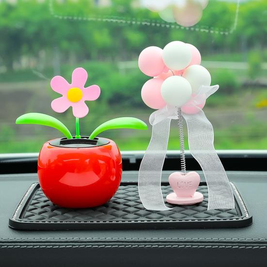 

Танцующая качающаяся реалистичная цветочная игрушка на солнечной энергии. Автомобиль без взгляда. Требуется аккумулятор. Интерьер приборной панели.