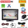 7Inch Portable Universal Car Radio Multimedia Video Player Wireless Carplay Android Auto GPS Navigation Bluetooth Touch Screen