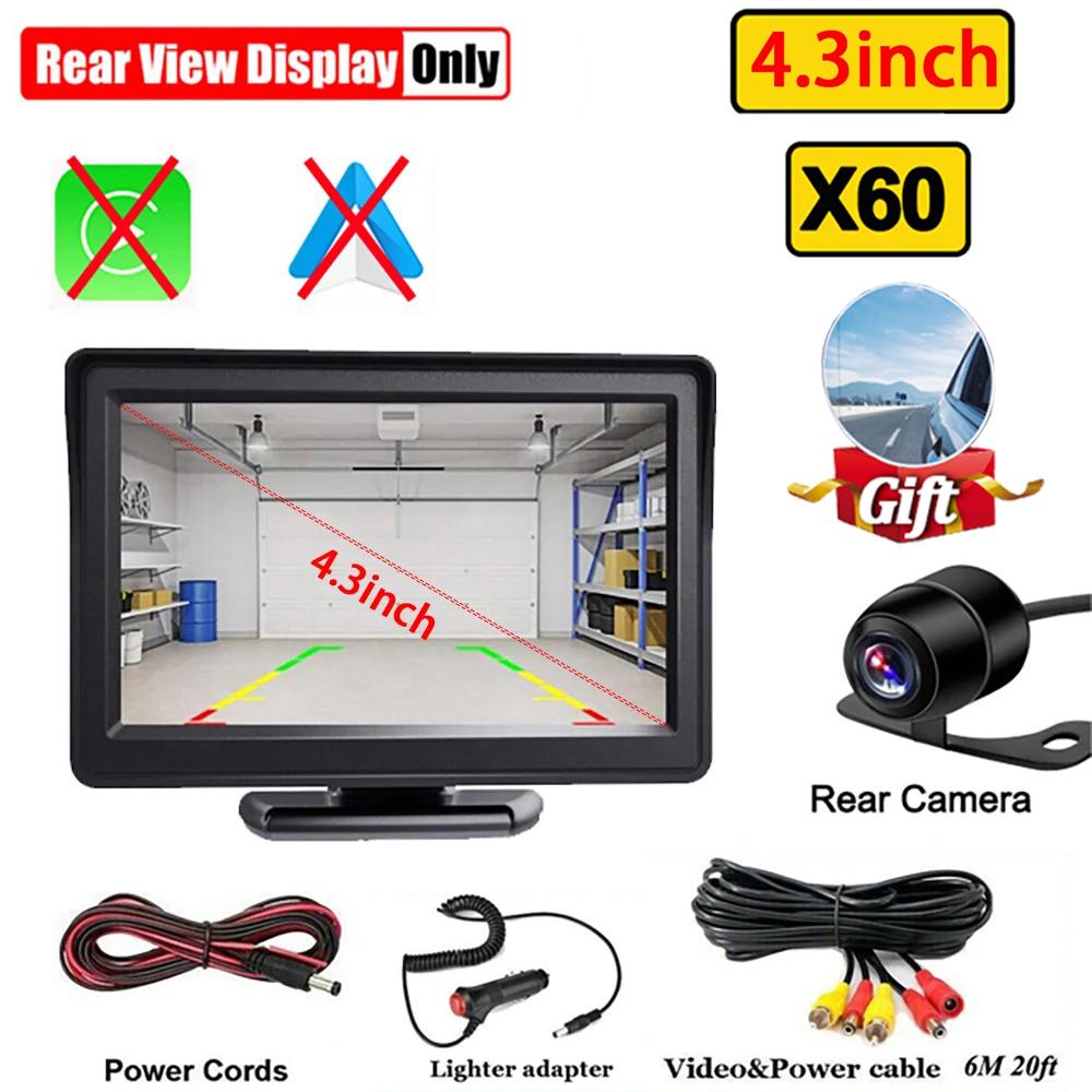 7Inch Portable Universal Car Radio Multimedia Video Player Wireless Carplay Android Auto GPS Navigation Bluetooth Touch Screen