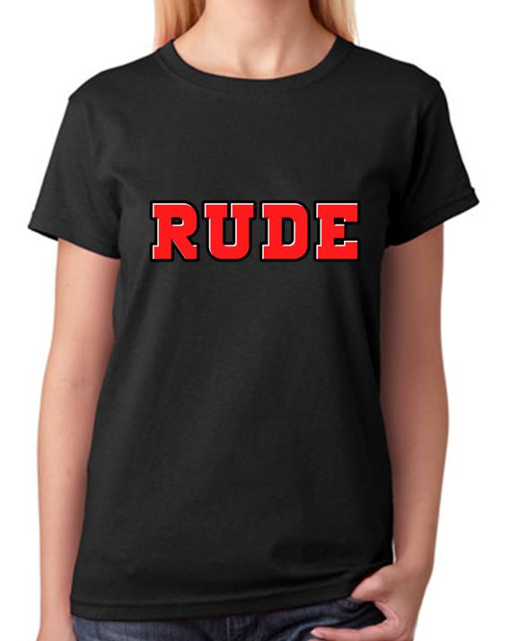 RUDE Ladies T-Shirt L