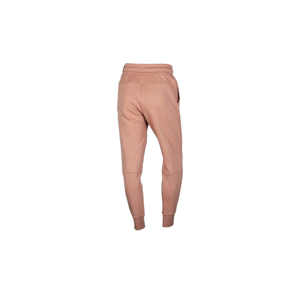 Nike Knitted Sweatpants Women's Desert Yellow Moderate Straight Fit Pants BV3473-283