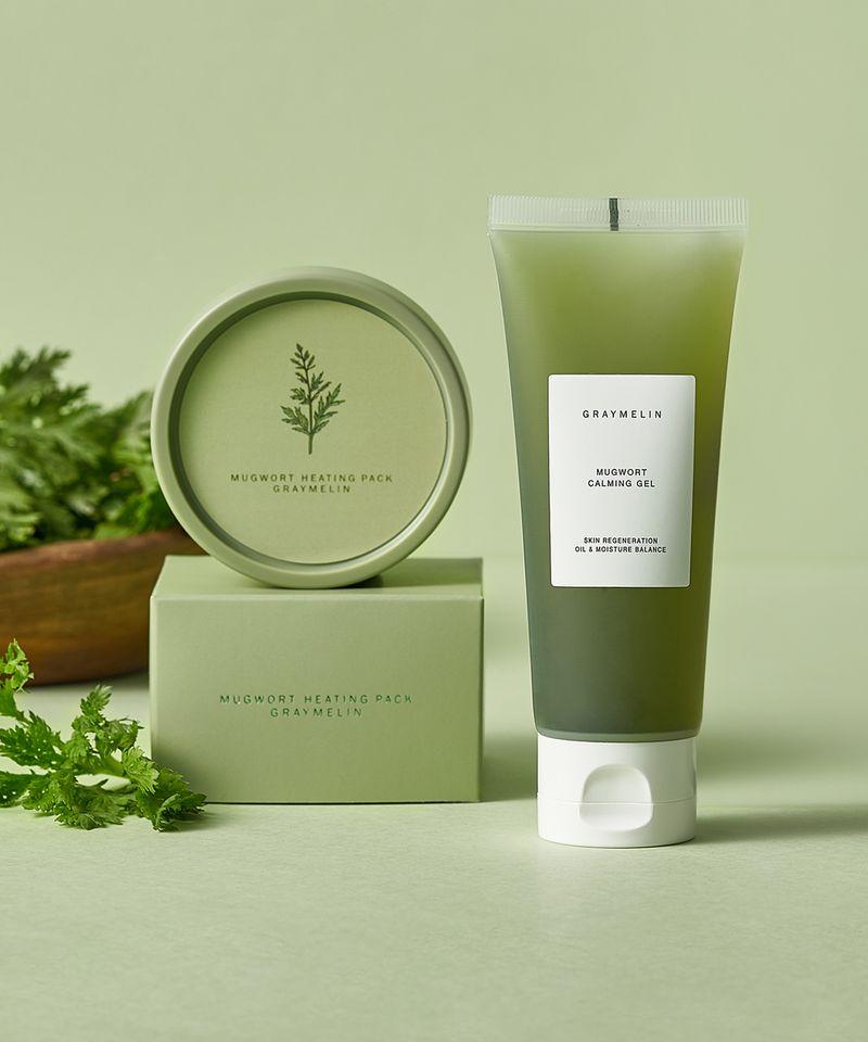[SET] Skin Soothing Ssuk-Ssuk Set (Mugwort Calming Gel 100ml + Mugwort Moxibustion Pack 100g)