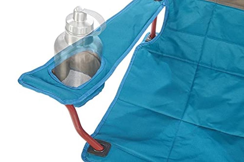 Kelty Low Down Camp Chair Portable Folding Chair Festival Camp Beach Day Tapestry Blue –