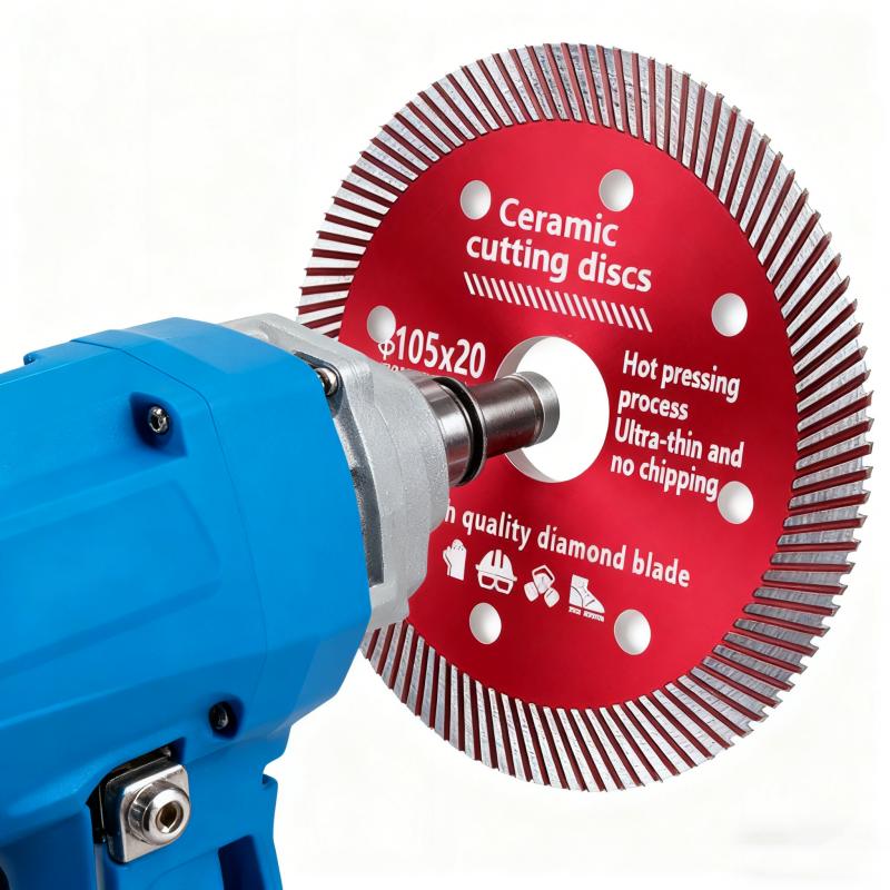 Cutting Blades for Angle Grinder Diamond Saw Blade 105mm Turbo Diamond Saw Blade Disc Porcelain Tile Ceramic Granite Marble