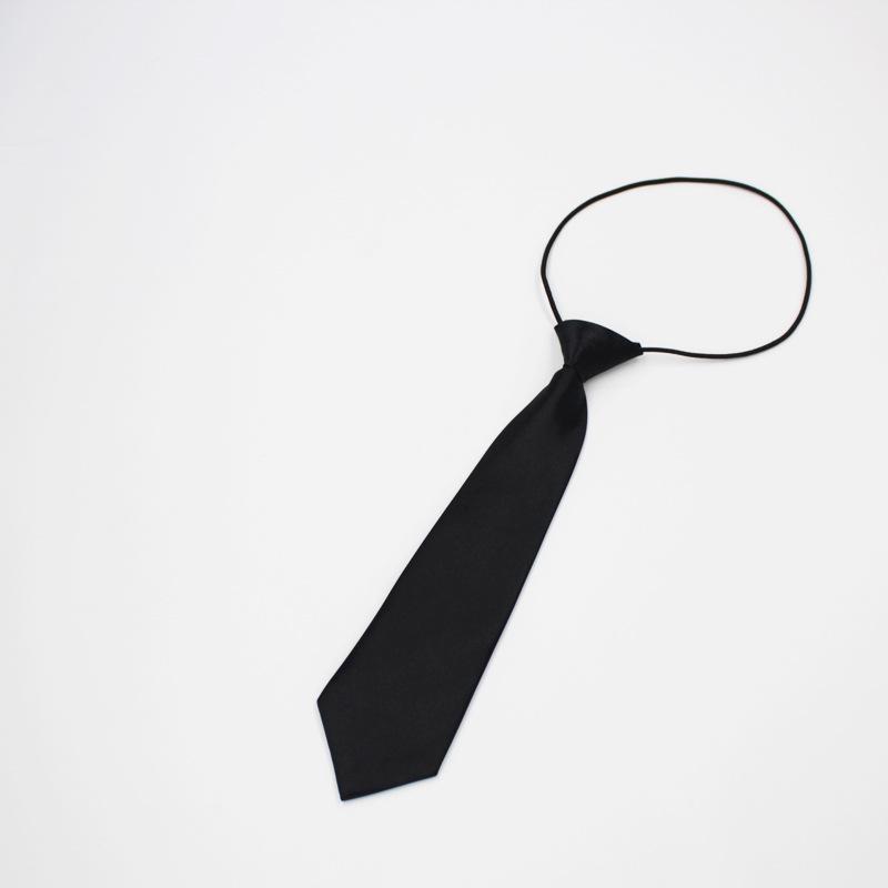 

Однотонна еластична краватка в корейському стилі для дітей - Модна, блискуча та коротка