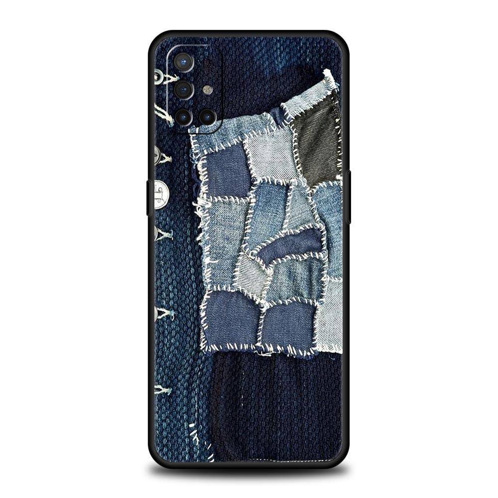Leather Cloth Pattern Phone Case For Oneplus 13R 13 12R 11 10T 10R Nord N100 N200 N10 10 9 9R 9RT CE 3 2 Z Pro 5G Soft TPU Cover