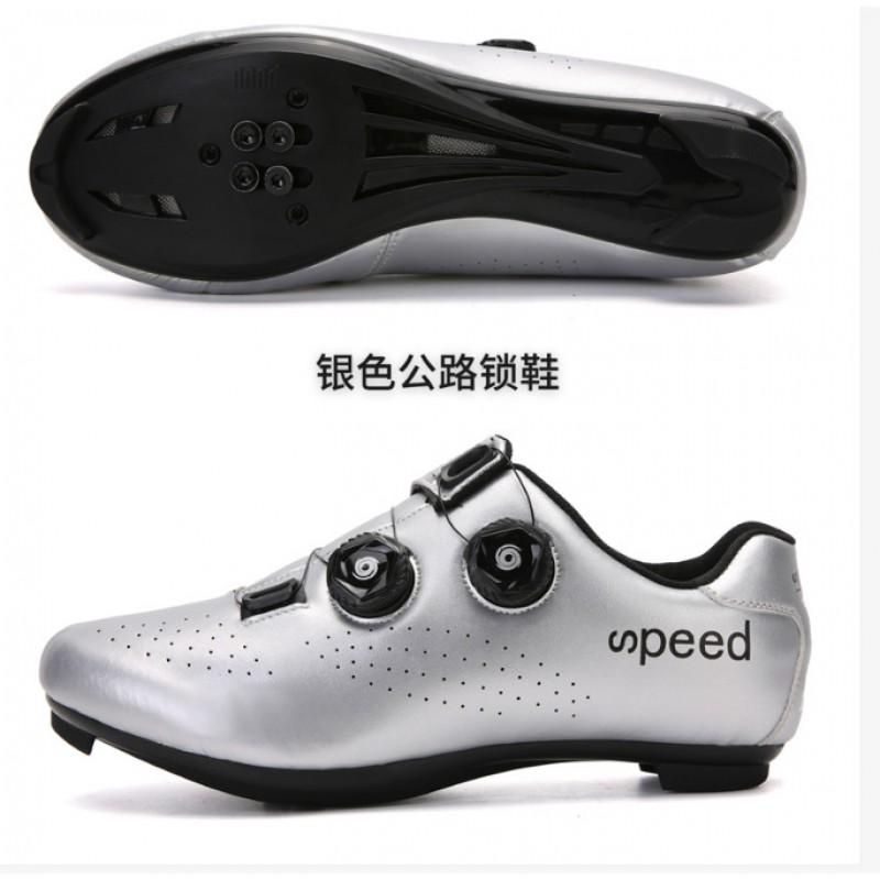Scarpe da Ciclismo Uomo Donna Con Compatibilità Tacchette Strada MTB Bici Traspiranti Suola Rigida Calzature Performance