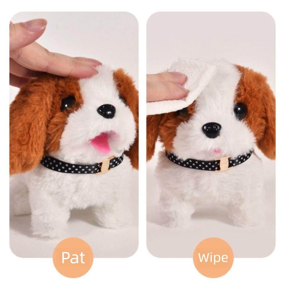 Interactive Simulated Puppy Walking Walking Dog Toy Fashion Robot Puppy  Chilren